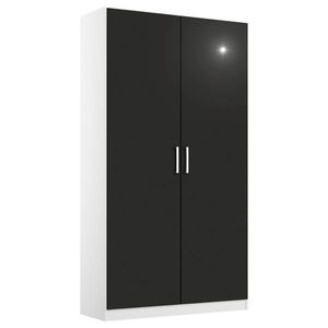 Rauch Möbel SKRIŇA S OTOČNÝMI DVERAMI, sivá, biela, 91/197/54 cm vyobraziť