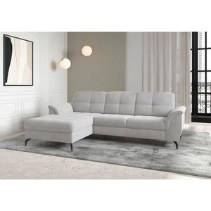 Sit & More ROHOVÁ SEDAČKA, textil, strieborná vyobraziť