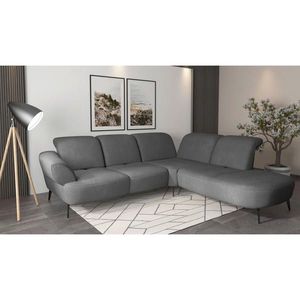 Sit & More ROHOVÁ SEDAČKA, textil, tmavosivá vyobraziť