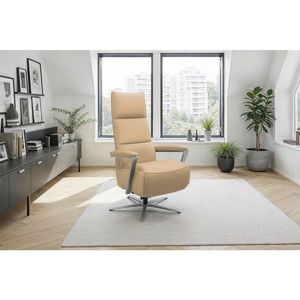 Sit & More RELAXAČNÉ KRESLO, koža, cappuccino vyobraziť