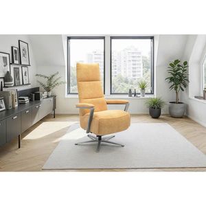 Sit & More RELAXAČNÉ KRESLO, textil, žltá vyobraziť