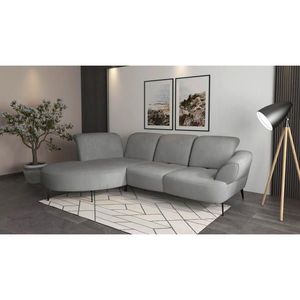 Sit & More ROHOVÁ SEDAČKA, textil, sivá vyobraziť