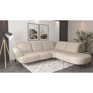 Sit & More ROHOVÁ SEDAČKA, textil, krémová vyobraziť