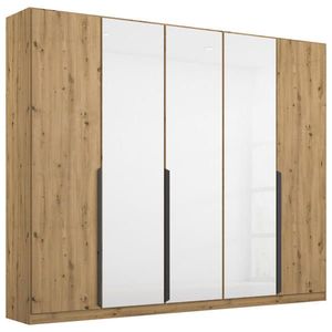 Rauch Möbel SKRIŇA S OTOČNÝMI DVERAMI, biela, dub artisan, 225/210/54 cm vyobraziť