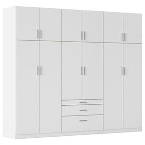 Rauch Möbel SKRIŇA S OTOČNÝMI DVERAMI, biela, 271/229/54 cm vyobraziť