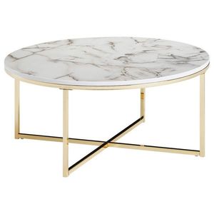 Okrúhla nábytková noha 80 cm biela vyobraziť