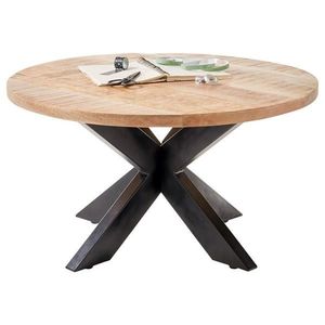 Livetastic KONFERENČNÝ STOLÍK, prírodná farba, čierna, drevo, 80/80/47 cm vyobraziť