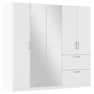 Rauch Möbel SKRIŇA S OTOČNÝMI DVERAMI, biela, 225/210/54 cm vyobraziť