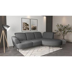 Sit & More ROHOVÁ SEDAČKA, textil, tmavosivá vyobraziť