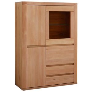 Voleo VYSOKÁ KOMODA, jadrový buk, jadrový buk, 98, 4/139, 6/37, 7 cm vyobraziť