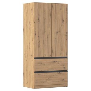Rauch Möbel SKRIŇA S OTOČNÝMI DVERAMI, dub artisan, 91/197/54 cm vyobraziť
