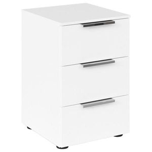 Rauch Möbel NOČNÝ STOLÍK, biela, chrómová, 40/61/42 cm vyobraziť