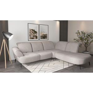 Sit & More ROHOVÁ SEDAČKA, textil, strieborná vyobraziť