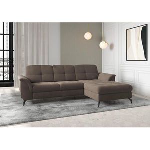 Sit & More ROHOVÁ SEDAČKA, textil, tmavohnedá vyobraziť