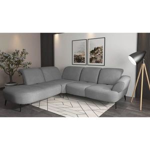 Sit & More ROHOVÁ SEDAČKA, textil, sivá vyobraziť