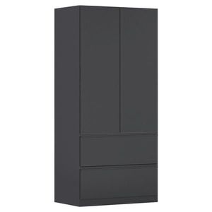 Rauch Möbel SKRIŇA S OTOČNÝMI DVERAMI, sivá, 91/197/54 cm vyobraziť