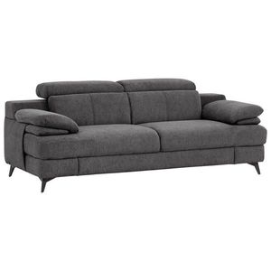 Livetastic TROJMIESTNA POHOVKA, textil, tmavosivá vyobraziť