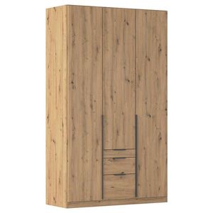 Rauch Möbel SKRIŇA S OTOČNÝMI DVERAMI, tmavosivá, dub artisan, 136/229/54 cm vyobraziť