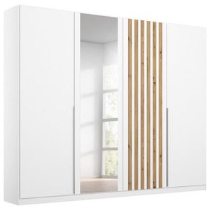 Rauch Möbel SKRIŇA S OTOČNÝMI DVERAMI, biela, dub artisan, 226/210/54 cm vyobraziť