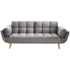 P & B ROZKLADACIA POHOVKA, textil, sivá vyobraziť