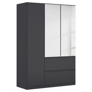 Rauch Möbel SKRIŇA S OTOČNÝMI DVERAMI, tmavosivá, 136/197/54 cm vyobraziť