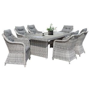 Ambia Garden JEDÁLENSKÁ TERASOVÁ SÚPRAVA, kov, plast, sklo, textil vyobraziť