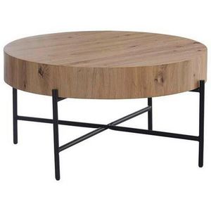 Boxxx KONFERENČNÝ STOLÍK, čierna, dub artisan, kov, kompozitné drevo, 80/80/42 cm vyobraziť