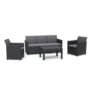 KETER Záhradný set CLARA 5 Orlando table | grafit vyobraziť