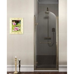 GELCO - ANTIQUE sprchové dvere 800, číre sklo, lavé, bronz GQ1280LC vyobraziť