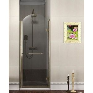 GELCO - ANTIQUE sprchové dvere 800, číre sklo, pravé, bronz GQ1380RC vyobraziť
