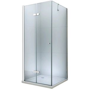 MEXEN/S - Sprchovací kút zalamovací Lima 90x70, číre sklo, chróm + vanička 856-090-070-00-00-4010 vyobraziť