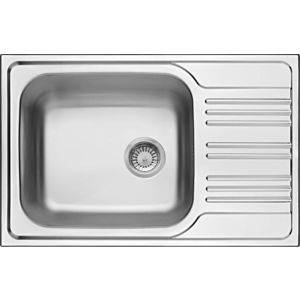 DEANTE - Xylo nerez dekor - Nerezový drez, 1 - bowl s odkvapkávačom ZEX_311B vyobraziť