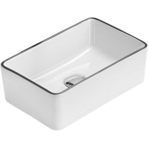 MEXEN - Nadiaumývadlo na dosku 36 x 23, bélá/čierna hrana 21613607 vyobraziť