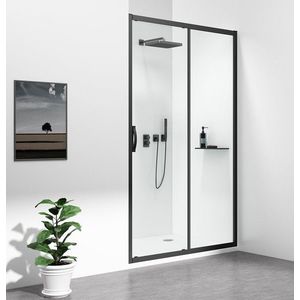 GELCO - SIGMA SIMPLY BLACK sprchové dvere posuvné 1100, číre sklo GS1111B vyobraziť