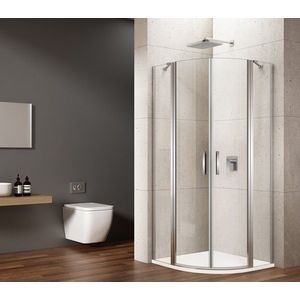 GELCO - LORO štvrťkruhová sprchová zástena 900x900, číre sklo, pravá GN5590 vyobraziť