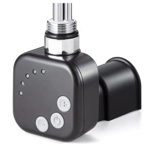 HOPA - Vykurovacia tyč BURG s termostatom - Farba vykurovacej tyče - Čierna, Typ pripojenia - Podomietkové, Výkon vykurovacej tyče - 600 W RDOHT160014 vyobraziť