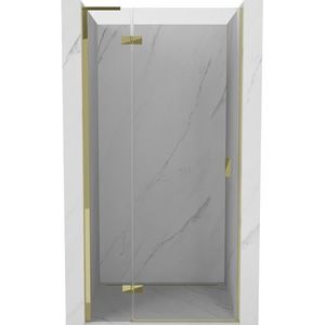 MEXEN/S - Mist-H L sprchové dvere krídlové ľavé 70, transparent, zlatá 8A5L-070-000-50-00-L vyobraziť