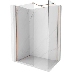 MEXEN/S - Kyoto-X Sprchová zástena WALK-IN 120 x 100, transparent 10 mm, meď kartáčovaná 800-120-202-65-00-100-X vyobraziť