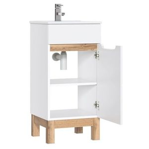 COMAD - Skrinka pod umývadlo 40cm 1 dvierka BALI biela 5907611647486 vyobraziť