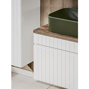 COMAD - Skrinka pod umývadlo 80cm 1 szuflada ICONIC WHITE 5907611654989 vyobraziť