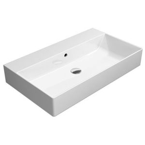 GSI - KUBE X keramické umývadlo 80x47cm, bez otvoru, biela ExtraGlaze 9422011 vyobraziť