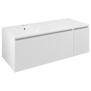 SAPHO - LOREA skrinka 120x46x51, 5cm (90+30cm), ľavá, biela matná LE090-3131-L-01 vyobraziť