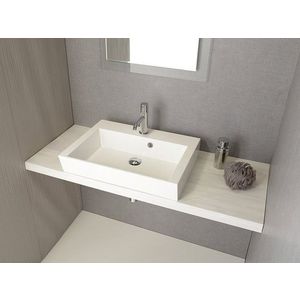 SAPHO - AVICE doska pod umývadlo 90x50cm, hrúbka 5cm, dub starobiely AV095 vyobraziť