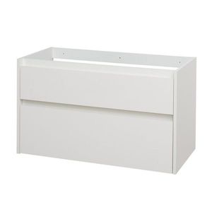Mereo Opto, kúpeľňová skrinka 101 cm, biela CN912S vyobraziť
