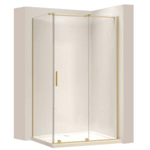 REA/S - Sprchová kabína Montana Gold Brush 100x90 KPL-K2508 vyobraziť