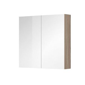 Mereo Aira, Ponte kúpeľňová galerka 80 cm, zrkadlová skrinka, dub Kronberg CN717GD vyobraziť