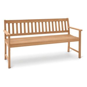 Klasická záhradná lavička z tíkového dreva, cca 160 cm vyobraziť