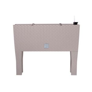 Prosperplast Truhlík so zavlažovacím systémom Rato Case High (kávová, 60 x 46 x 25 cm (Š x V x H)) vyobraziť