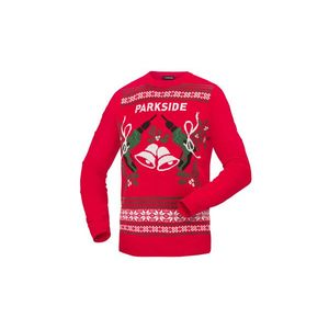 PARKSIDE® Pánsky vianočný pulóver (červená, S (44/46)) vyobraziť