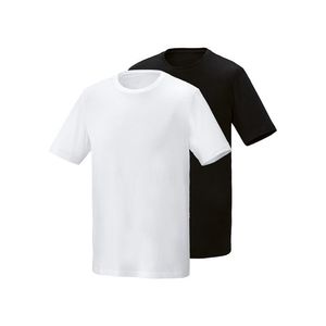 PARKSIDE® Pánske tričká, 2 kusy (čierna/biela, S (44/46)) vyobraziť